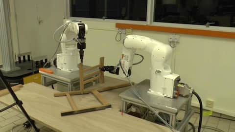 This robot can assemble IKEA chair without any human help