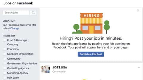 Facebook does a LinkedIn: Rolls out job application feature