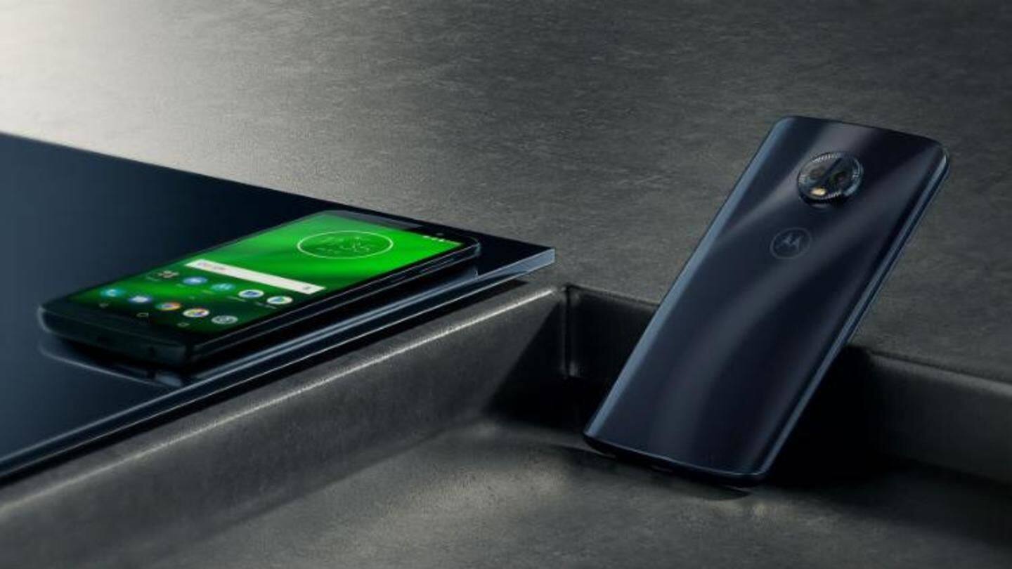 Moto G6 features a 5.7-inch display, dual rear cameras Moto G6 features a 5.7-inch display, dual rear cameras