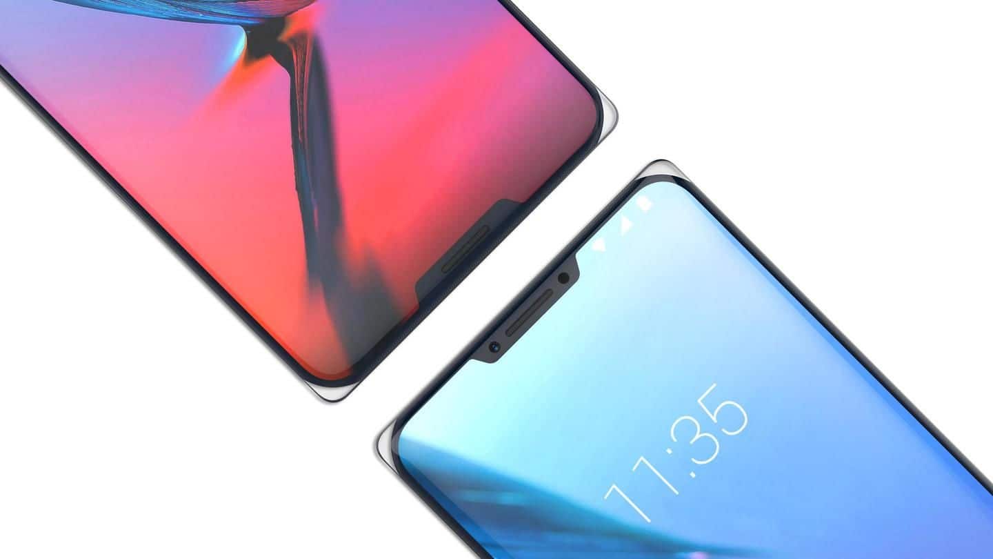 ZTE concept smartphone has two iPhone X-like notches