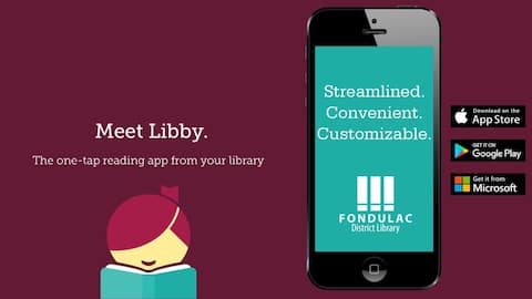 Use this app to borrow free e-books, audiobooks from libraries