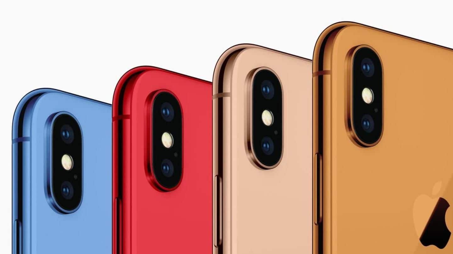 2018 iPhones to come in gold, blue, red, orange colors