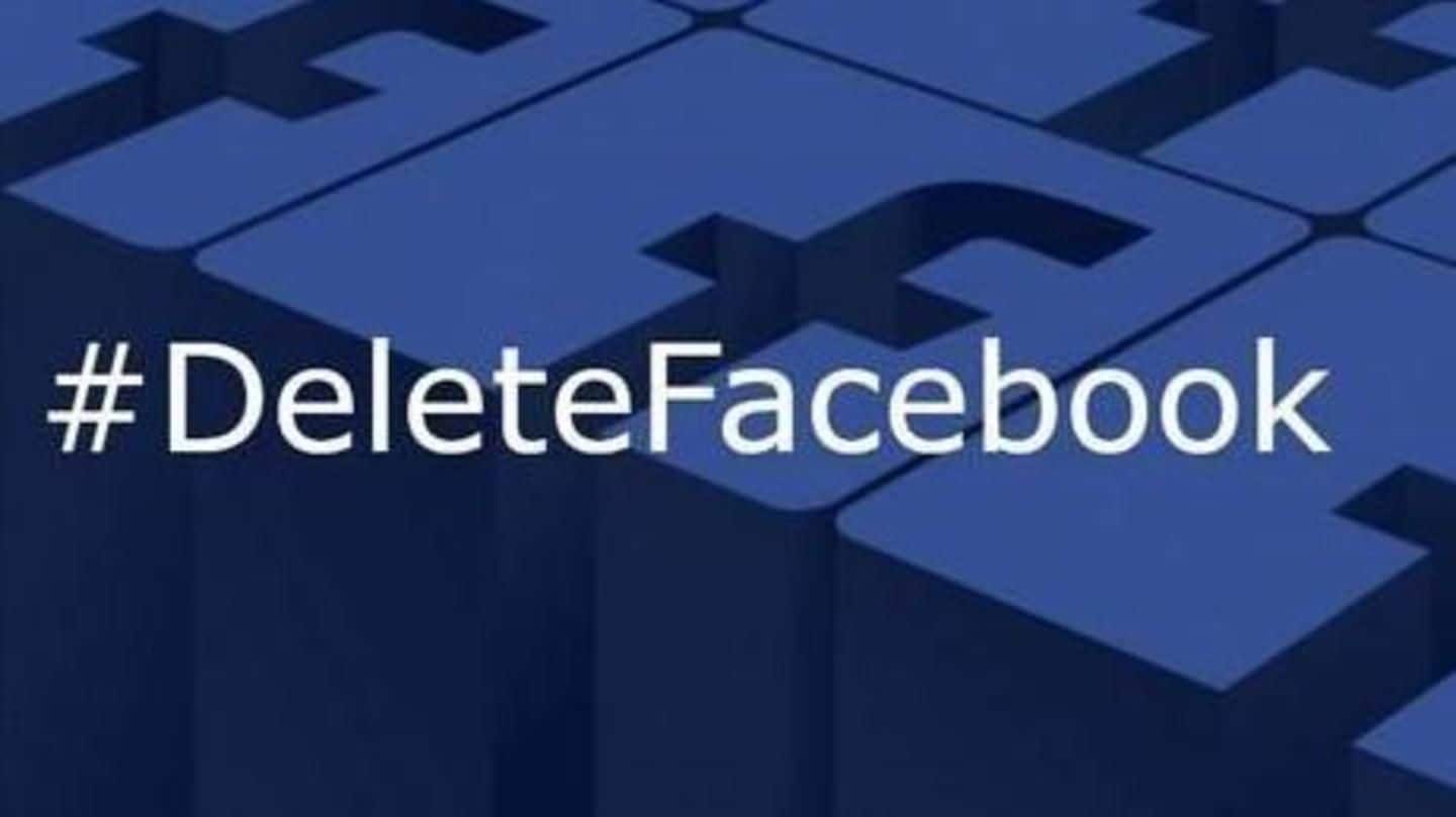 #DeleteFacebook: 9% US users have done it. When will you?