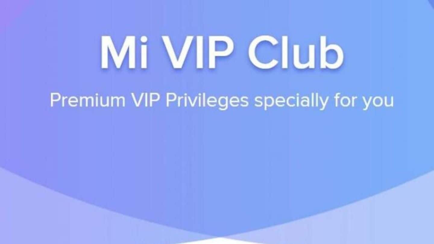 Xiaomi launches new rewards program Mi VIP Club