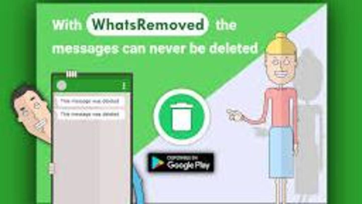 Use this app to see deleted WhatsApp messages