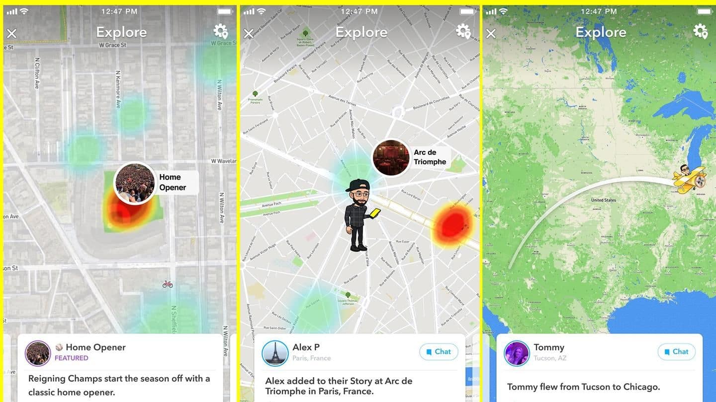 Snapchat makes it easier to find friends through Map Explore