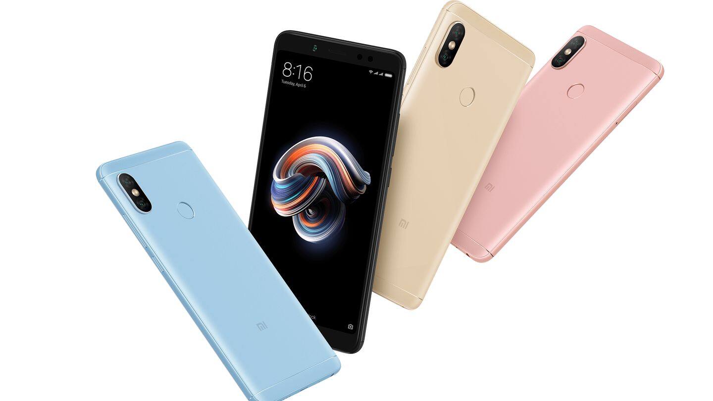Redmi Note 5 features 4,000mAh battery, 12MP camera Redmi Note 5 features 4,000mAh battery, 12MP camera