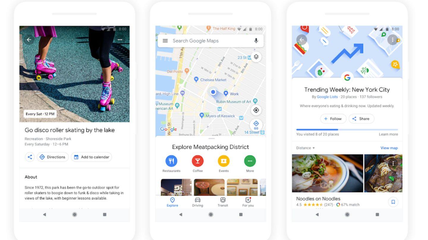 Google I/O 2018: Maps goes beyond navigation, becomes about exploration