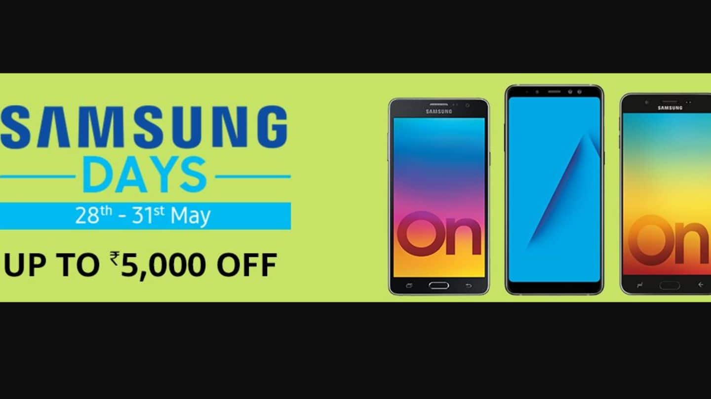 Buy Samsung phones at up to Rs.5,000 discount on Amazon