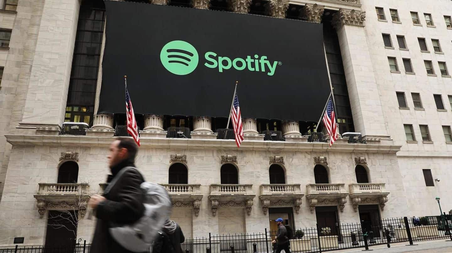 Spotify goes public, valued at $26.6 billion