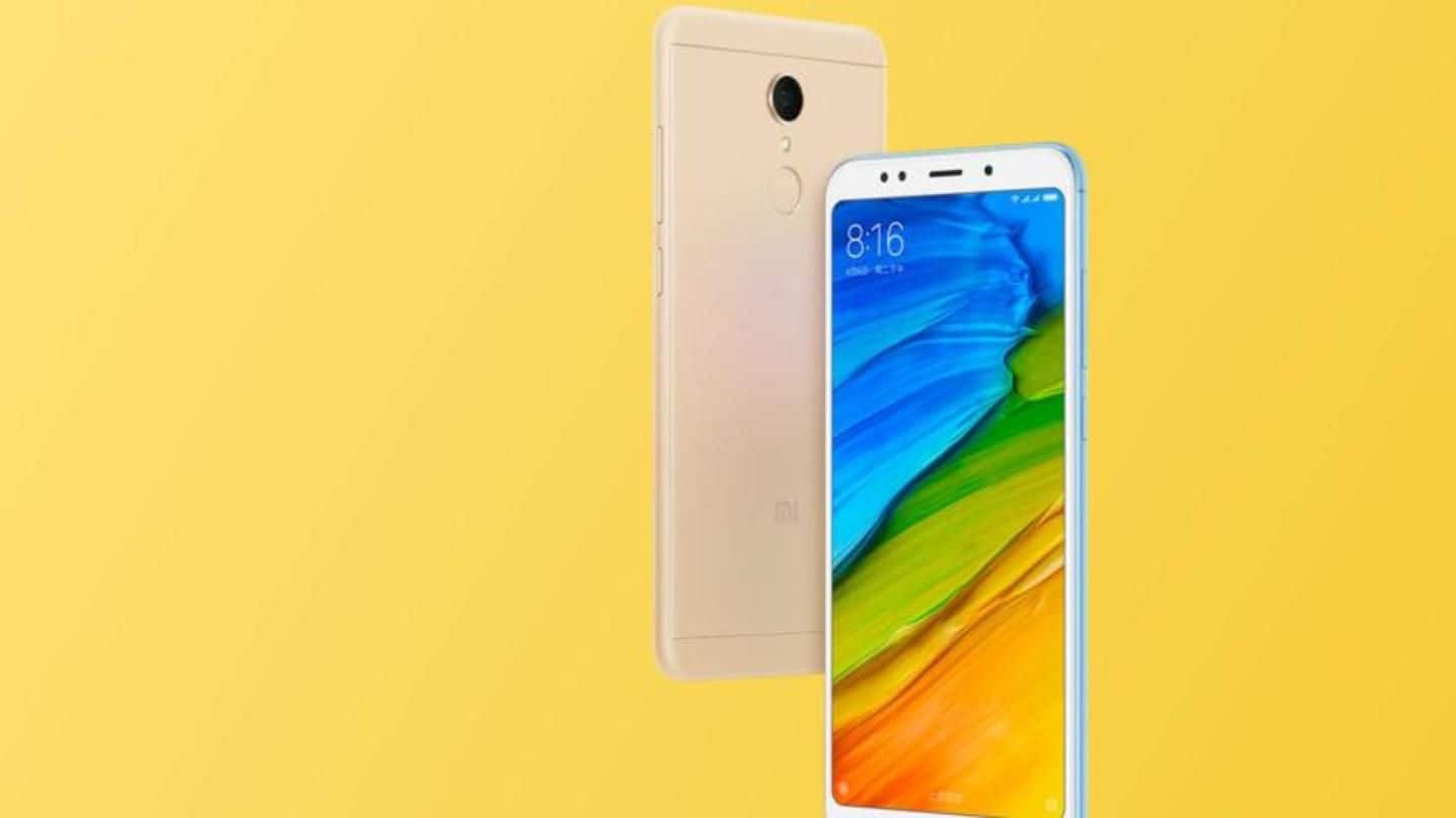 Redmi 5 comes in three storage variants Redmi 5 comes in three storage variants