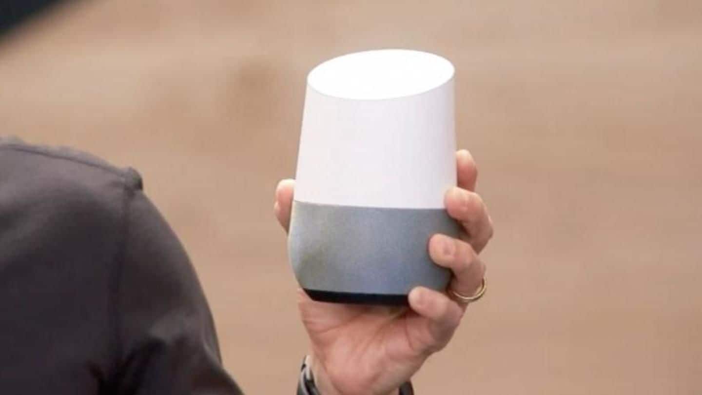 Google Home smart speaker to come to India in April