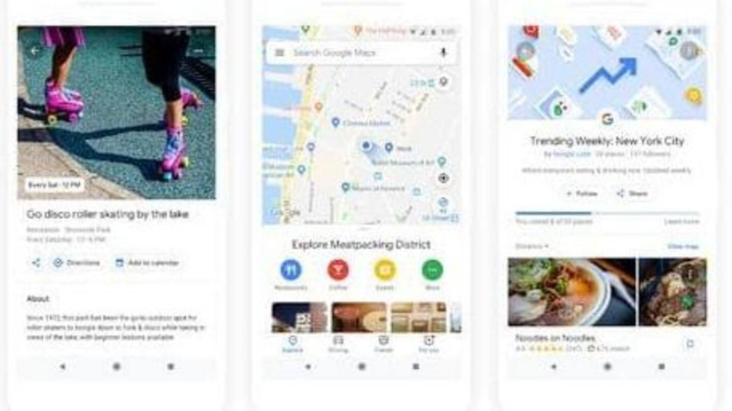 Google Maps becomes personalized, helps explore restaurants and events