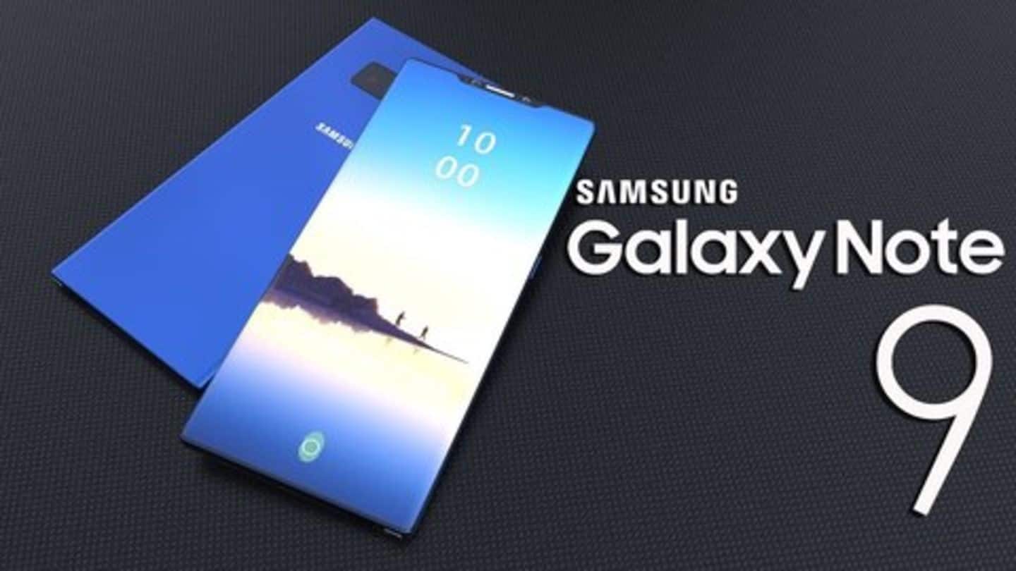 Samsung makes progress with Note 9, files trademark for name