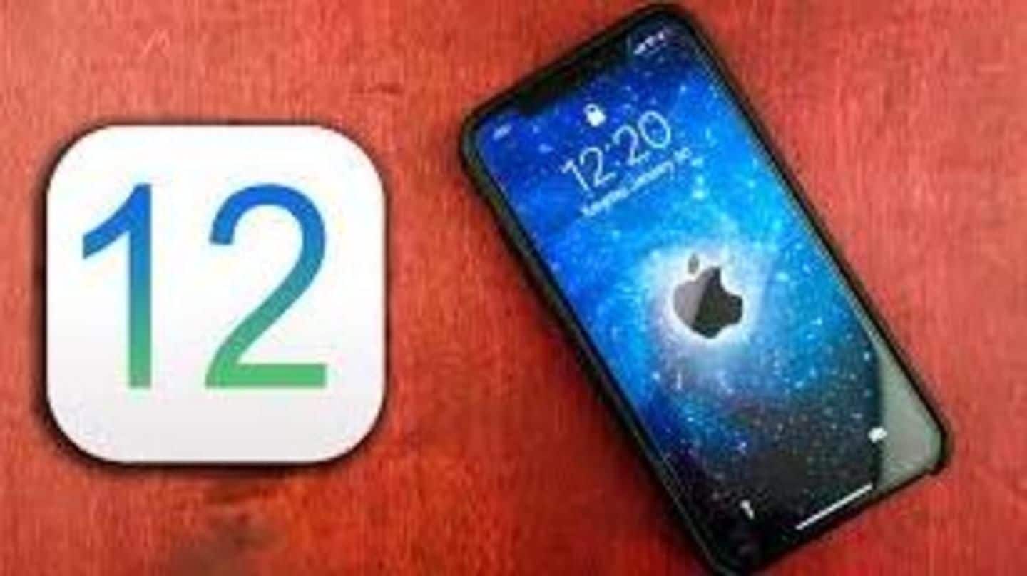 The first public beta version of iOS 12 is out