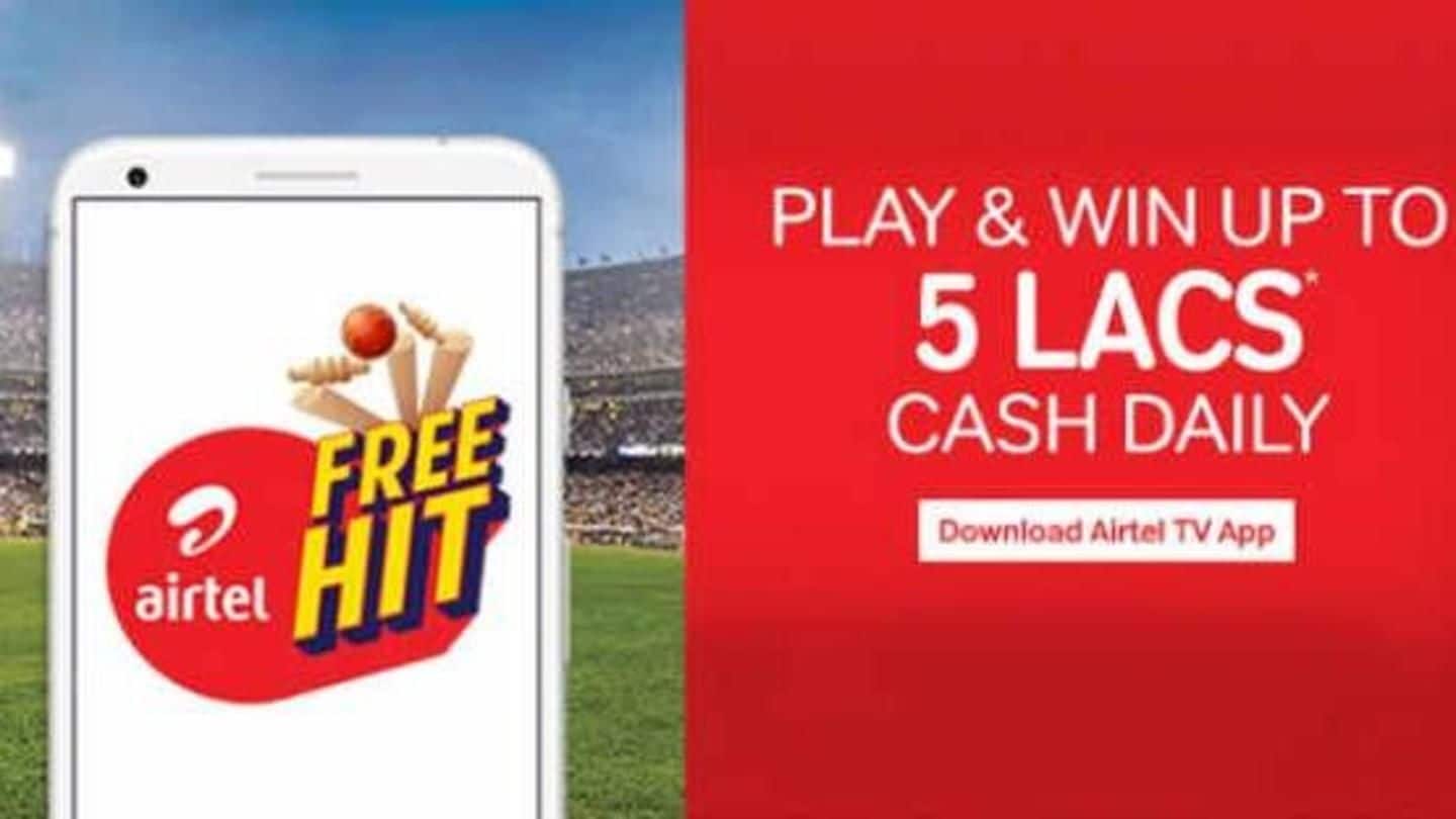Play IPL-related quiz on Airtel TV, win daily cash prizes