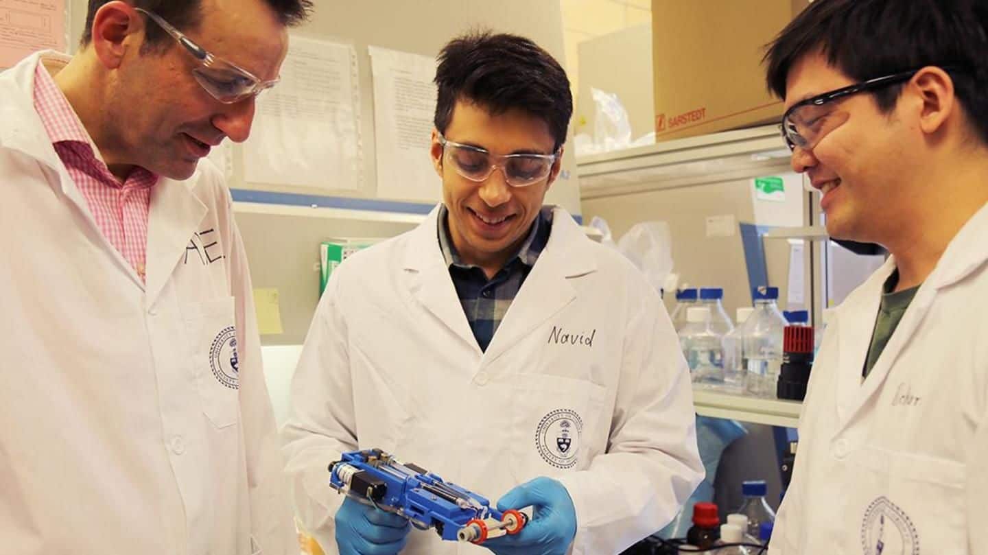 Portable 3D printer can heal skin wounds in minutes