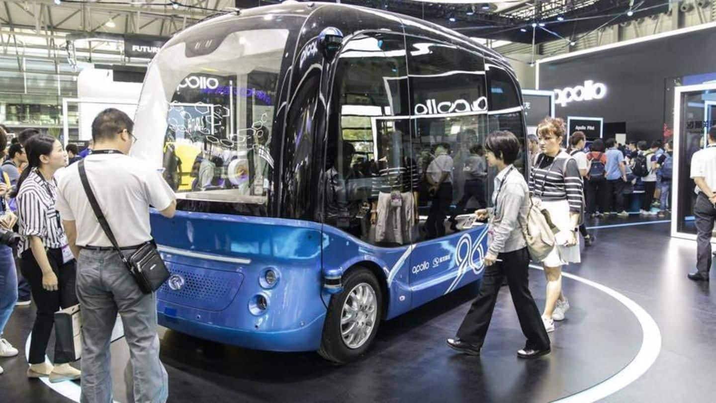 Baidu to launch self-driving buses in Japan next year