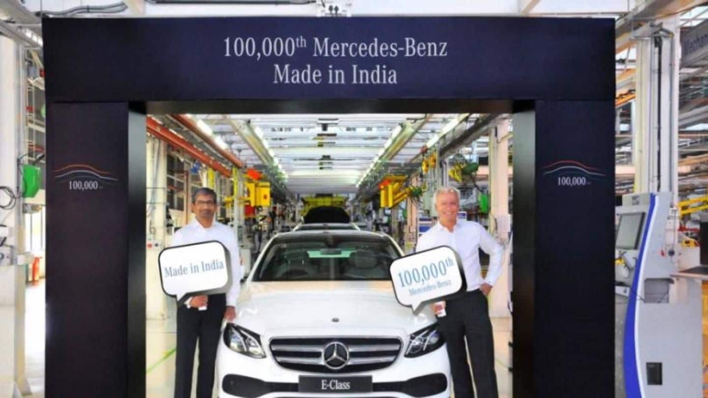 Mercedes-Benz crosses important production milestone, rolls out 100,000th locally-assembled car