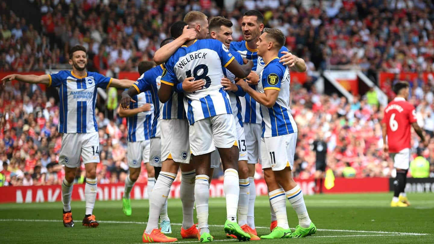 Premier League 2022-23, Brighton overcome Manchester United 2-1: Key stats