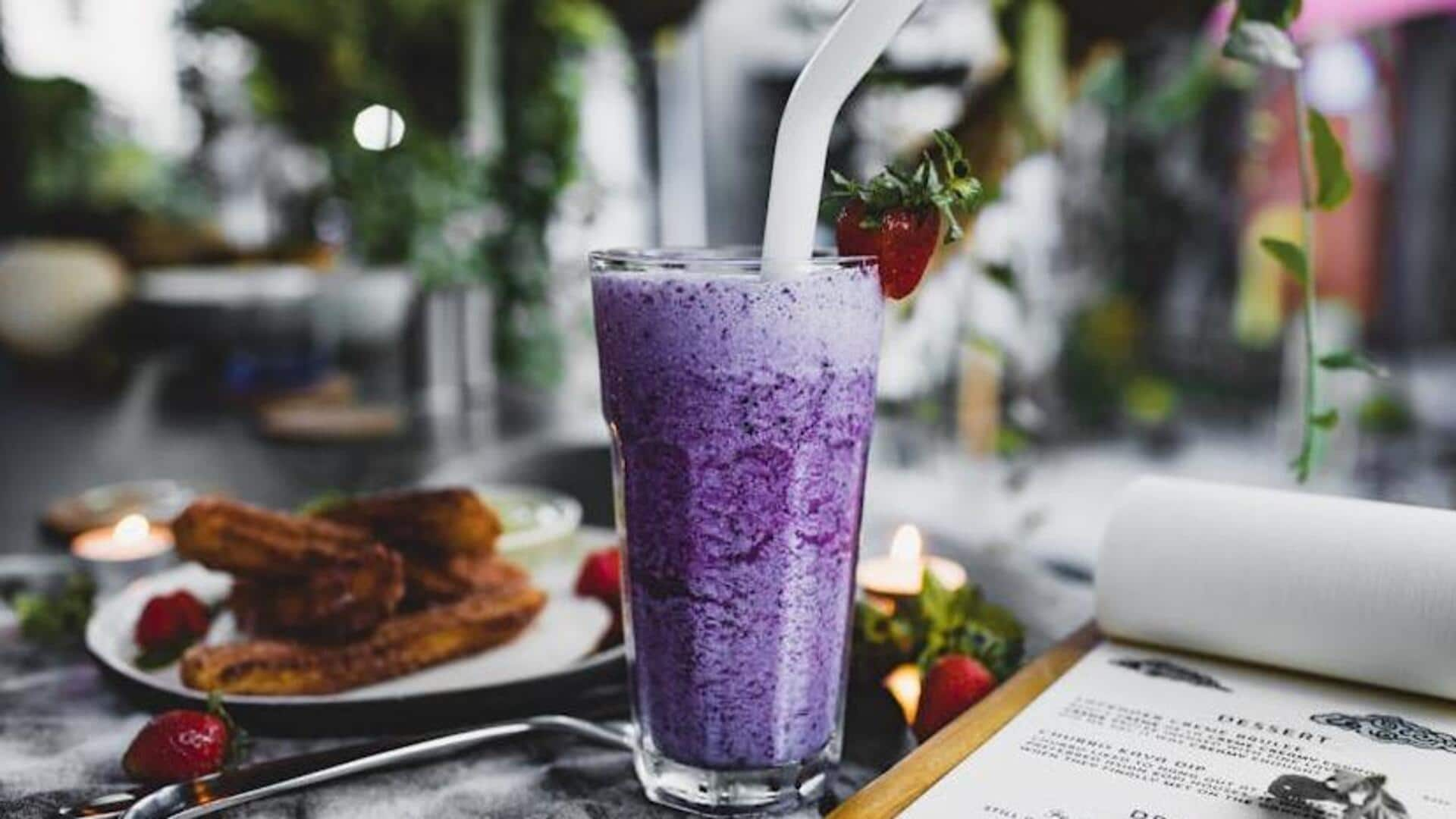 Boost your brain with blueberry smoothies