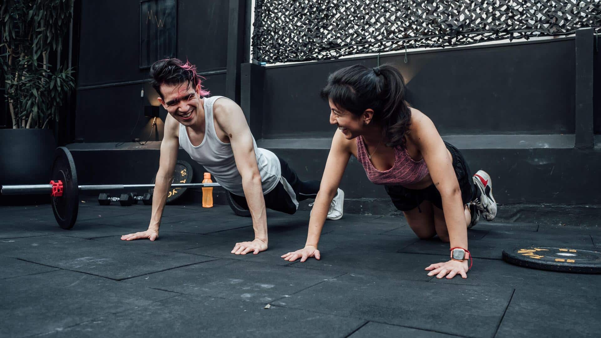 Take your push-ups up a notch with T-pushups