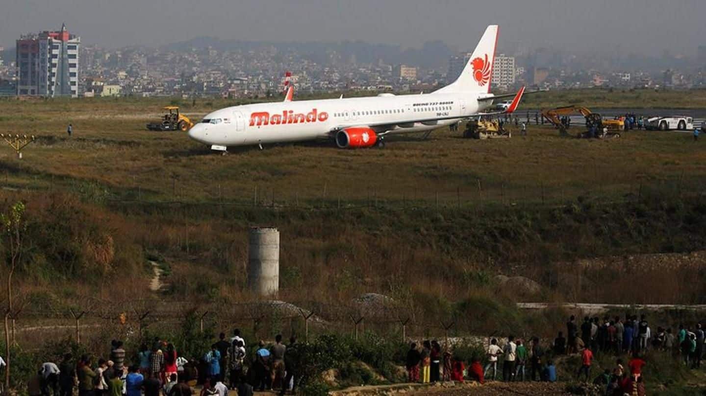 Nepal: Plane skids off runway, close shave for 139 people