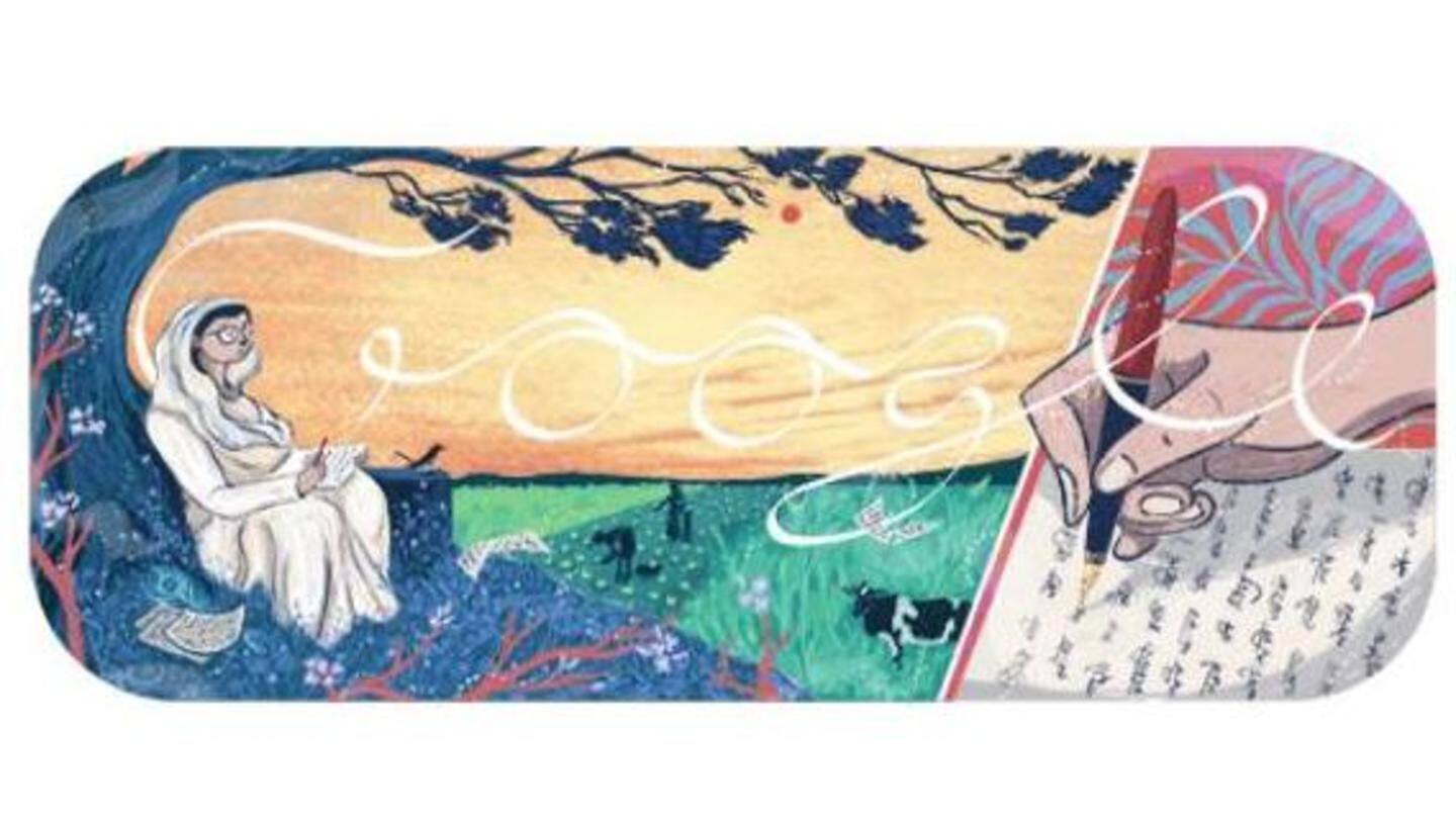 Google doodle celebrates eminent Hindi poet Mahadevi Varma's birth anniversary