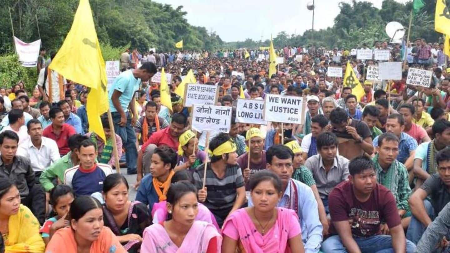 Assam: Bodo groups call for NH-blockade demanding talks on Bodoland