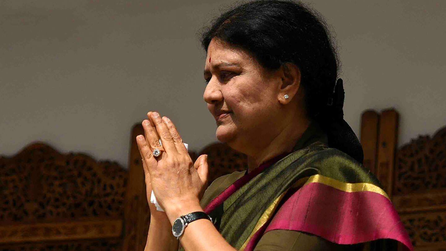 Sasikala granted 15-day parole to attend husband's funeral