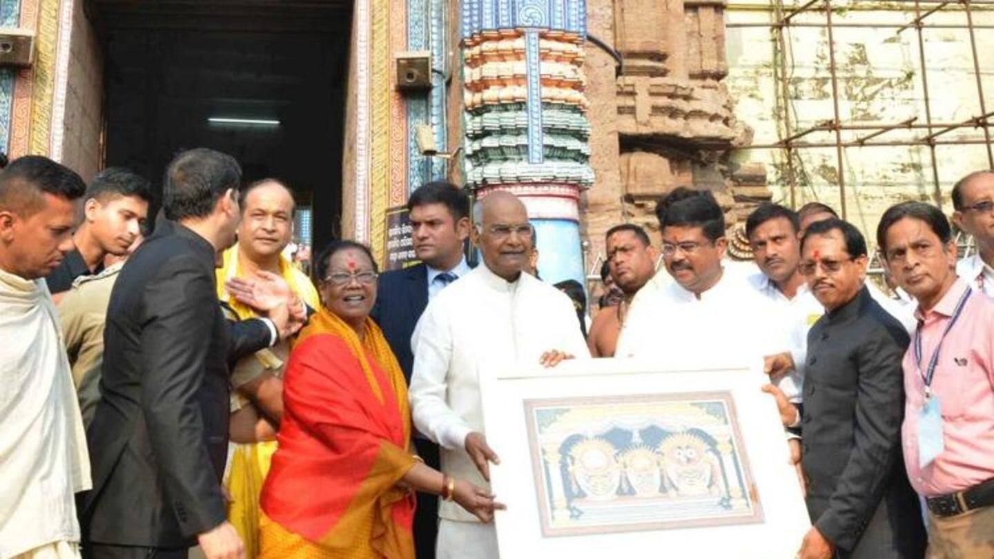 President Kovind visits Shree Jagannath Temple in Odisha