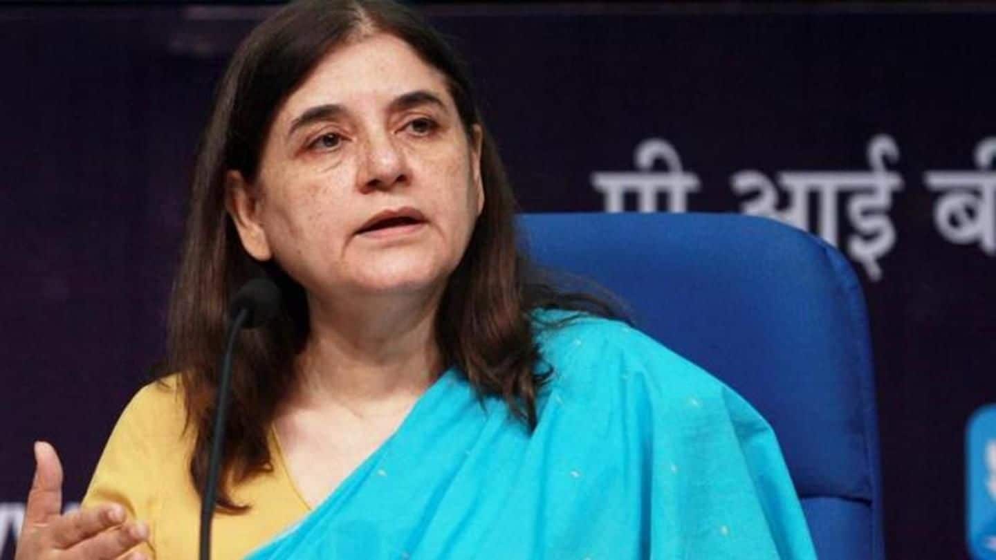 Maneka bats for compensation for male victims of sexual abuse