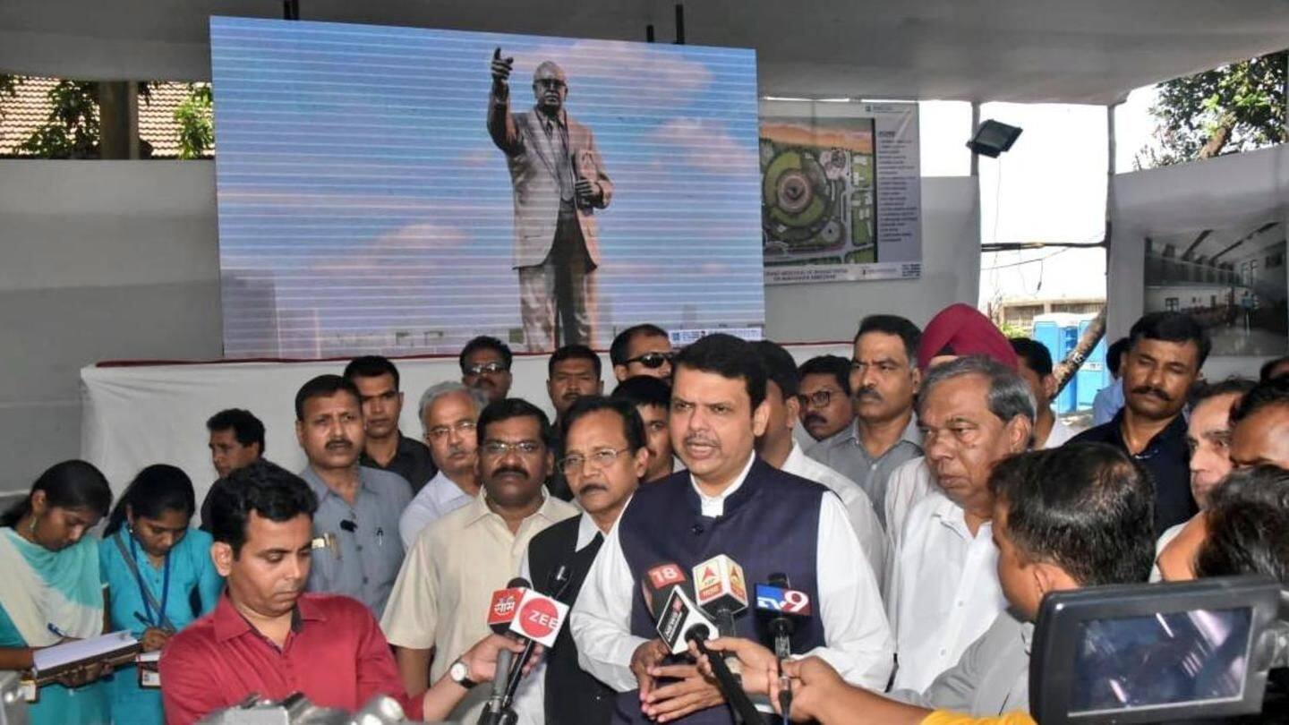 Ambedkar memorial to be completed by April 2020: CM Fadnavis
