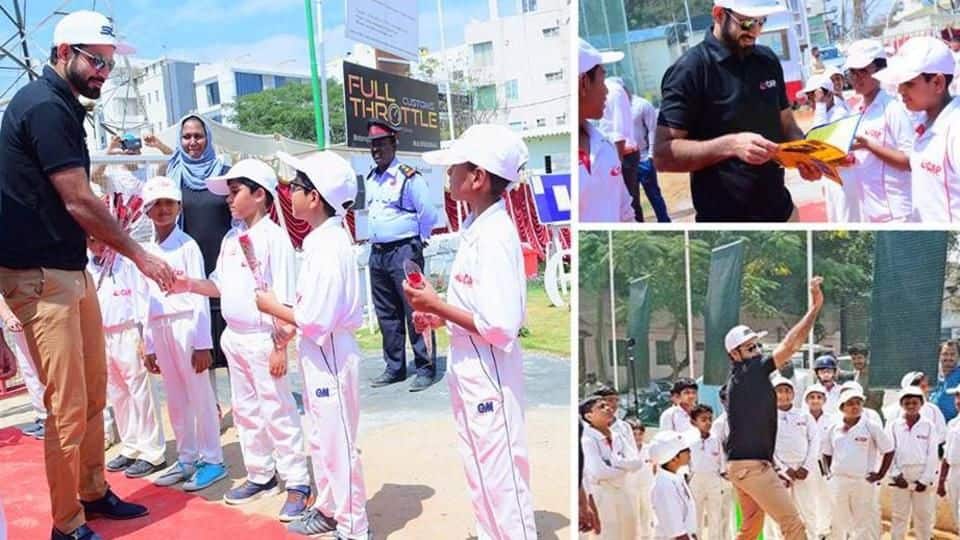 Bengaluru: Irfan Pathan launches his first cricket academy in South