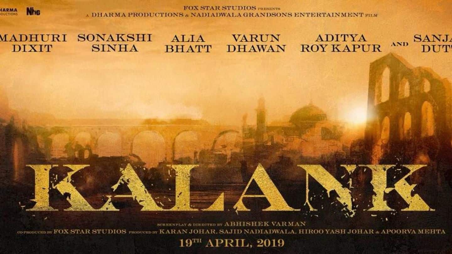 Abhishek Varman's multi-starrer film 'Kalank' to release in April 2019