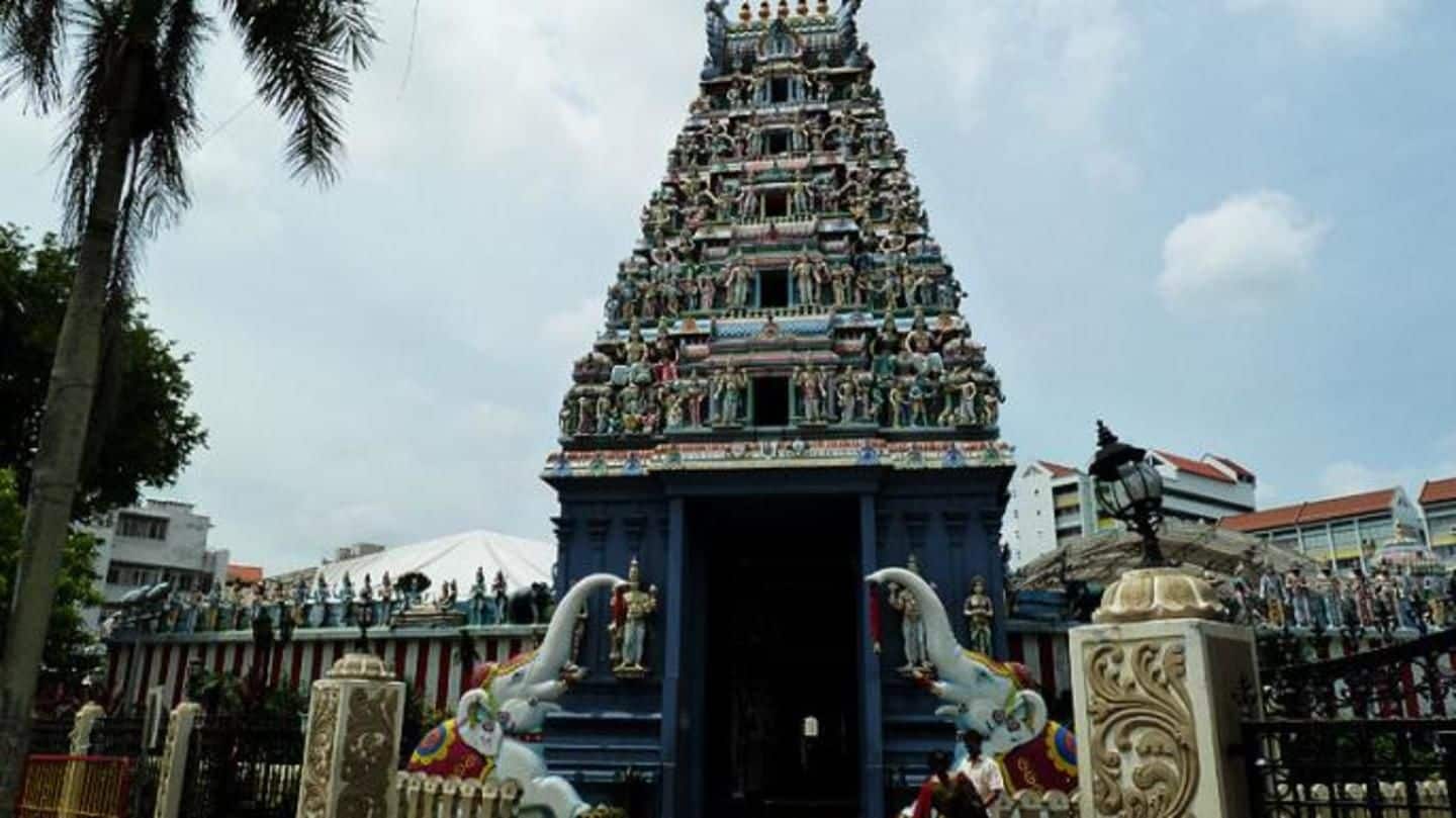 Singapore: Little India's 164-year-old Hindu temple gets a facelift