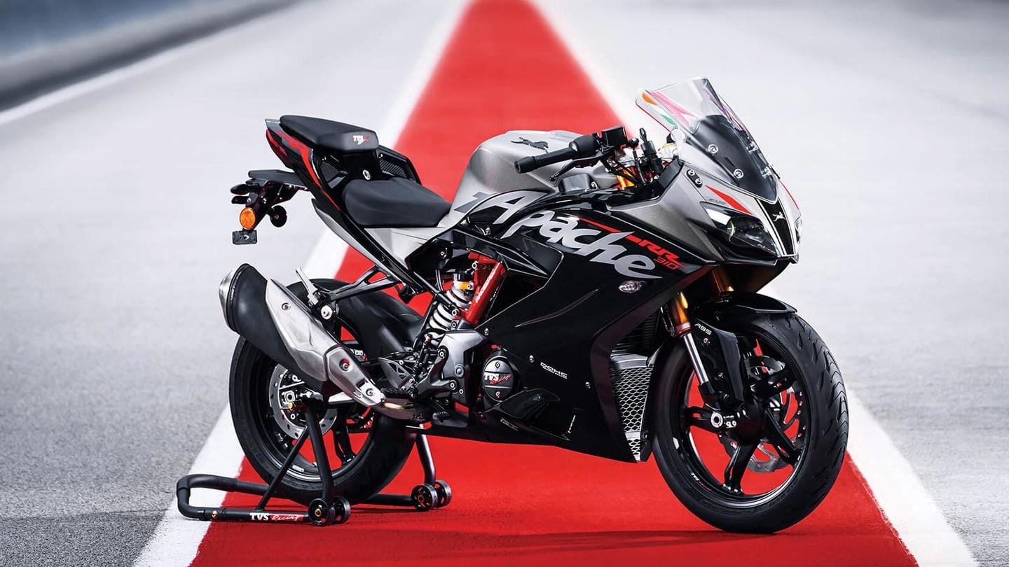 2021 TVS Apache RR 310 to debut in India tomorrow