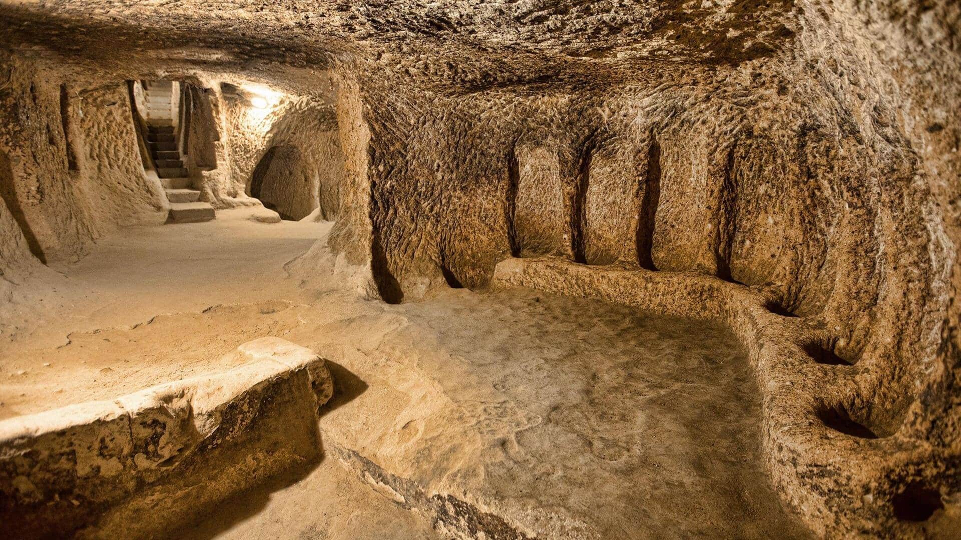 Unveil the mysteries of Derinkuyu's underground city, Turkey