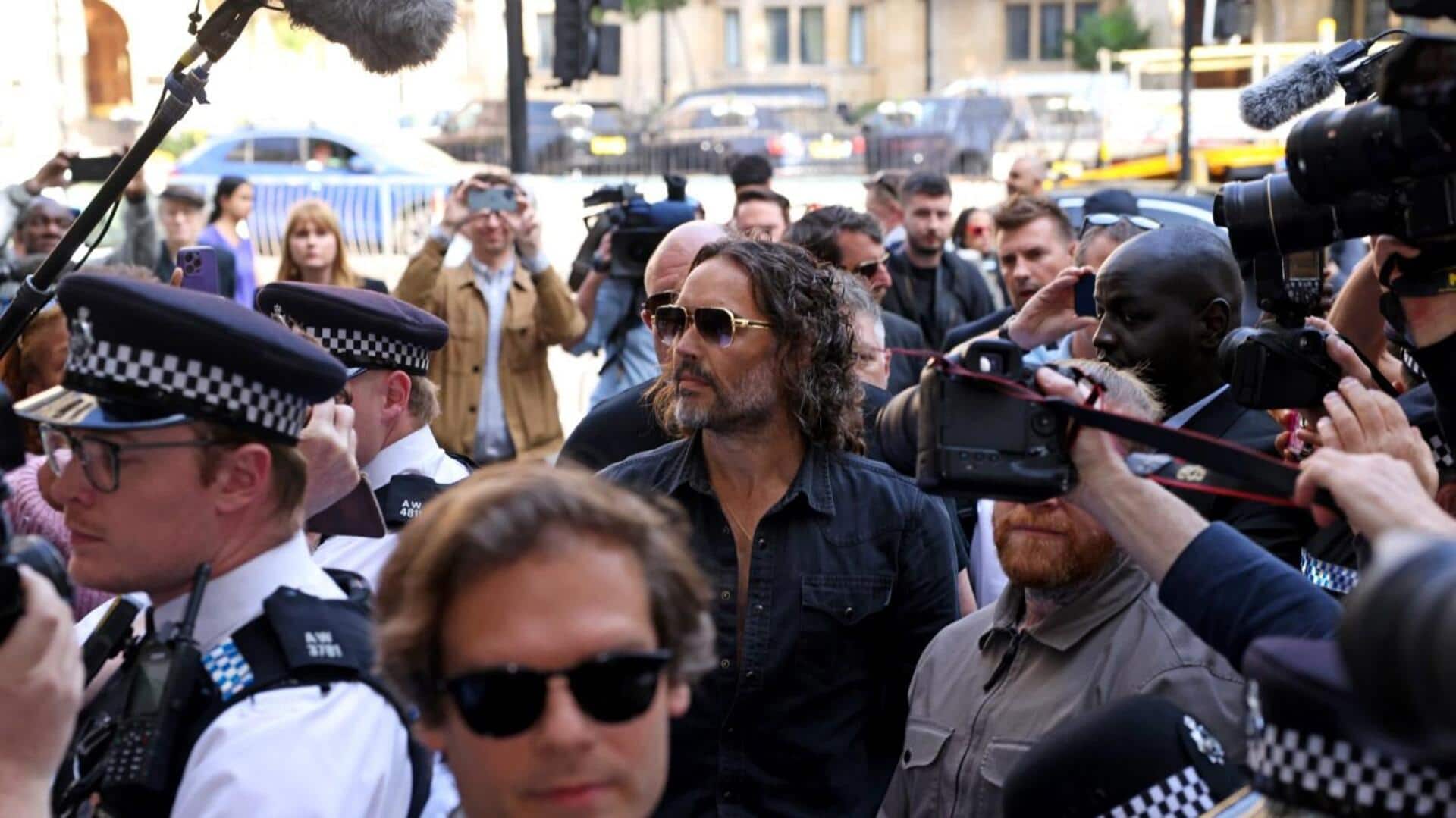 London court grants Russell Brand conditional bail at assault hearing London court grants Russell Brand conditional bail at assault hearing
