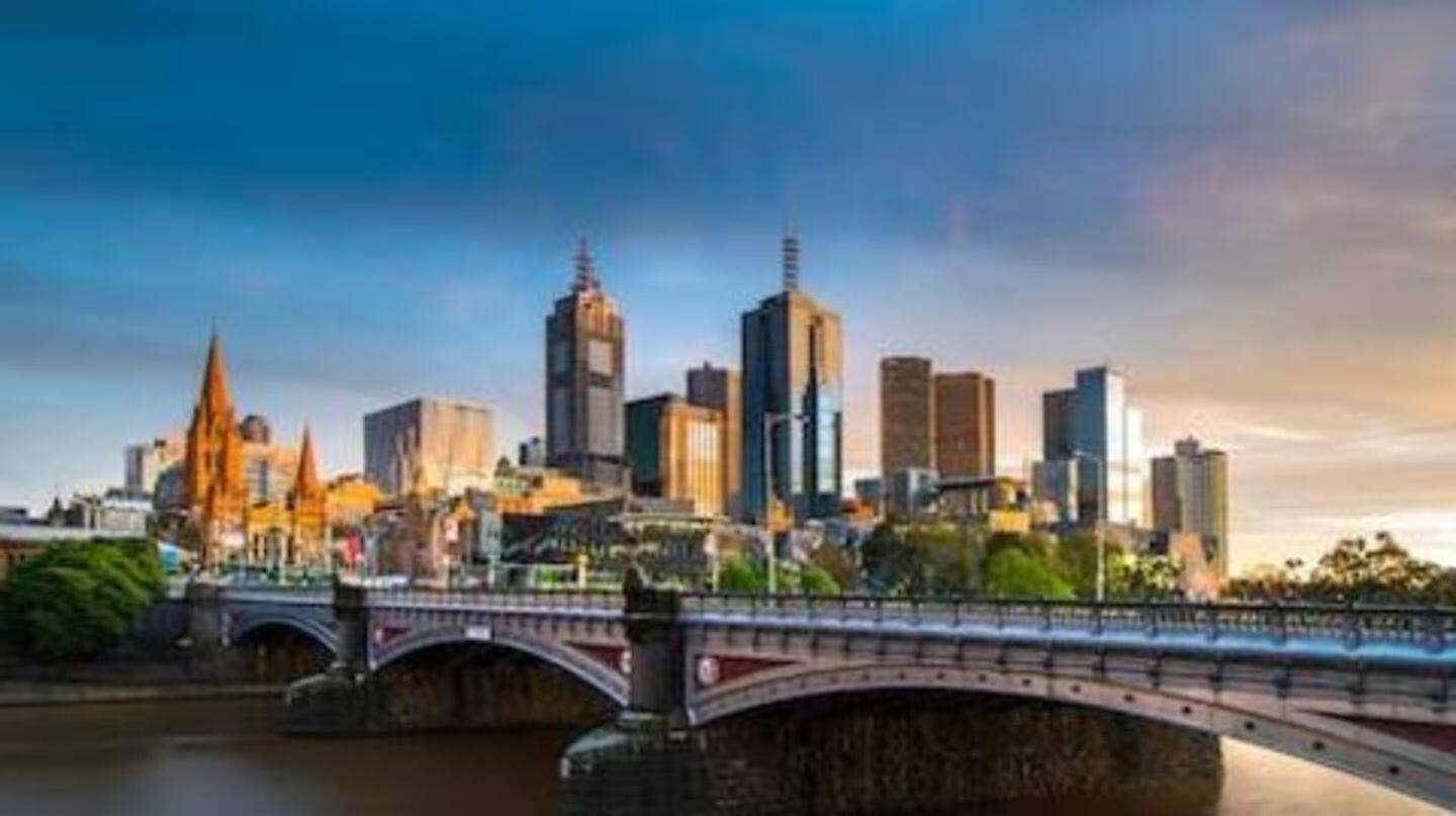 In Melbourne, he lives in a small hut In Melbourne, he lives in a small hut