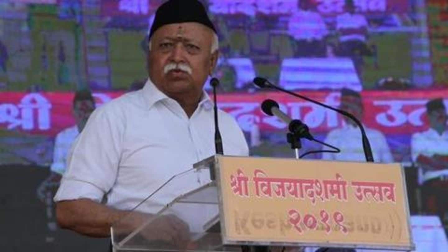 Lynching a "western construct" being used to "defame" India: Bhagwat