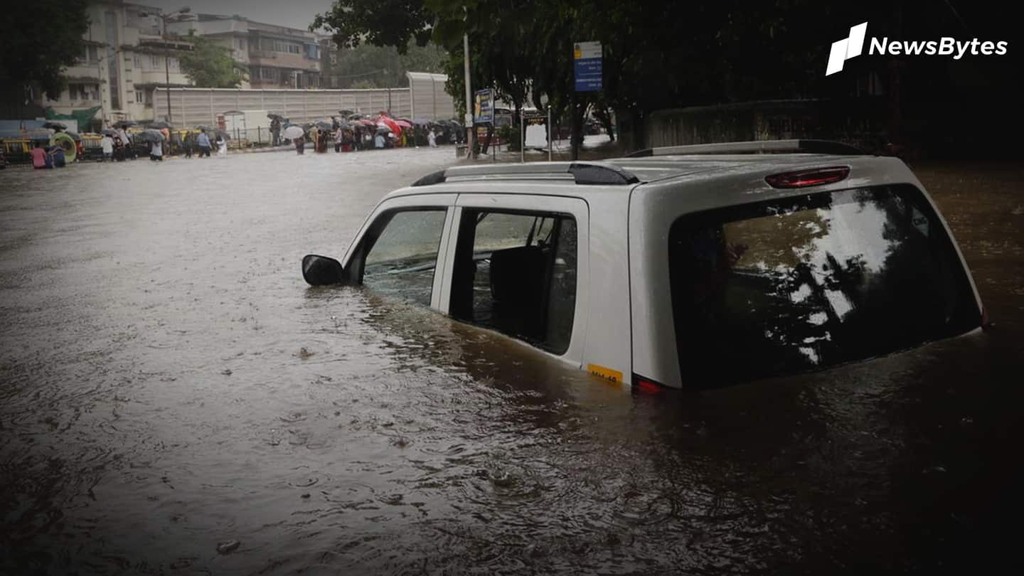 Rains lash Mumbai, trains canceled, heavy water-logging reported