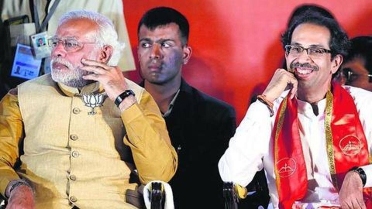 After contesting polls together, Sena-BJP are now fighting one another After contesting polls together, Sena-BJP are now fighting one another