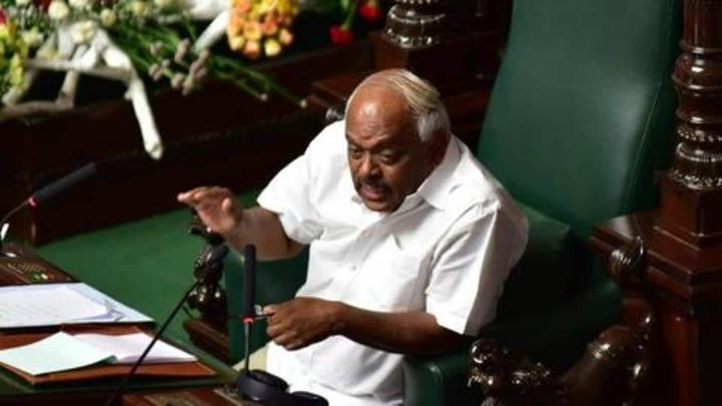 Feel like rape survivor: Karnataka speaker's statement sparks row