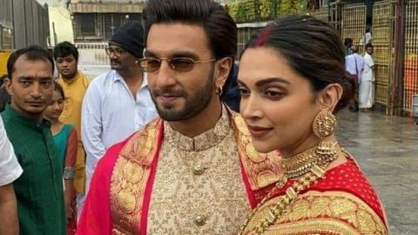 Deepika chooses red saree for wedding-anniversary. Here's why it's special