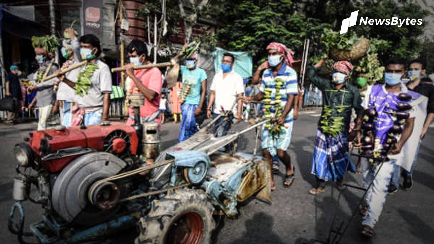In September, farmers participated in Bharat Bandh In September, farmers participated in Bharat Bandh