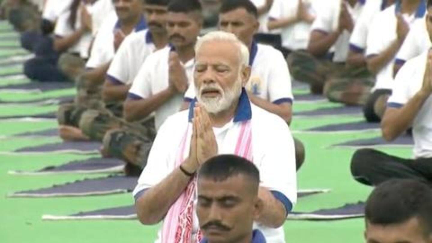 International Yoga Day 2019: Modi attends mega event in Ranchi