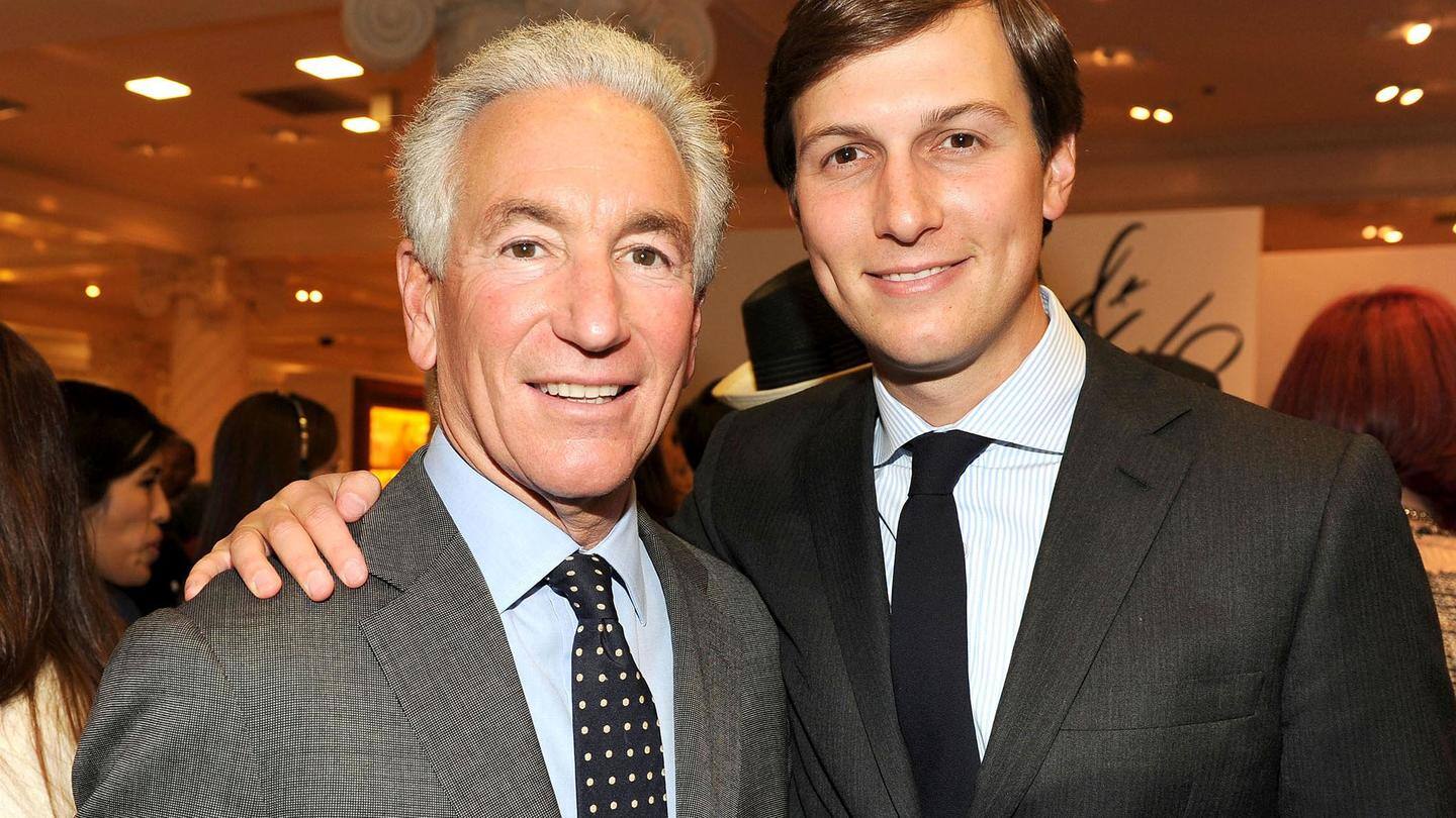 Kushner Sr. was charged with tax evasion, and other crimes Kushner Sr. was charged with tax evasion, and other crimes