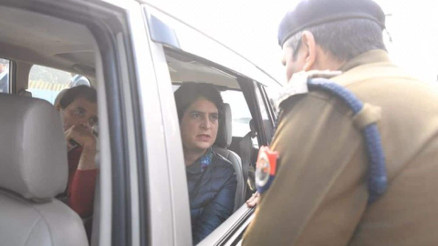 Anti-CAA protests: Rahul, Priyanka Gandhi stopped from entering UP's Meerut