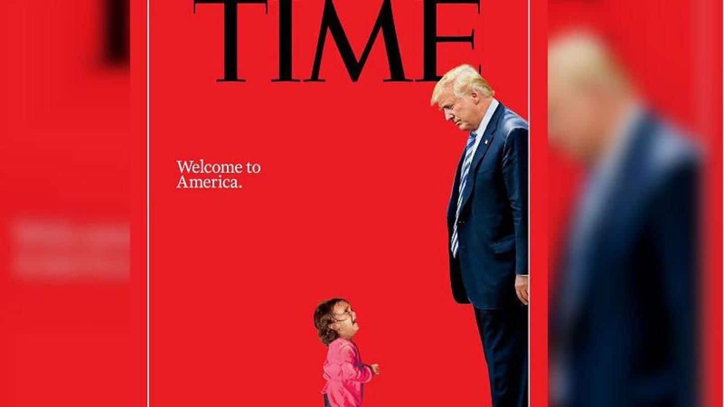 Welcome-To-America: The story of crying-toddler with Trump on TIME cover